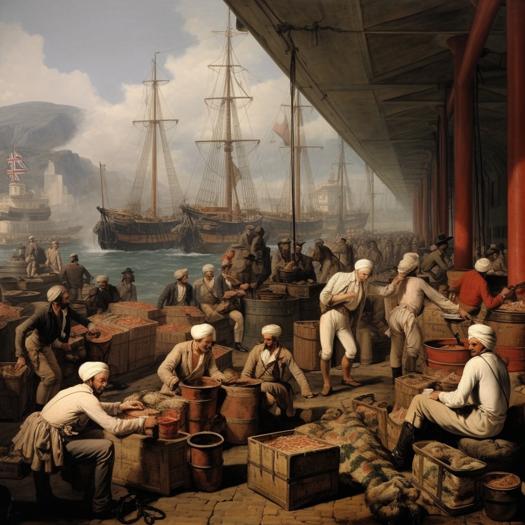British East India Company Importing Tea